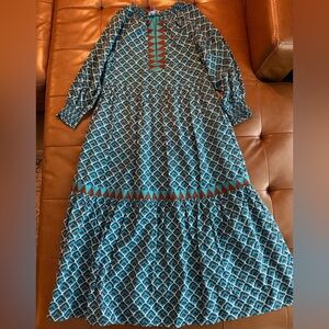 Tuckernuck Ro’s Garden Genia Midi Women’s Dress Size XS